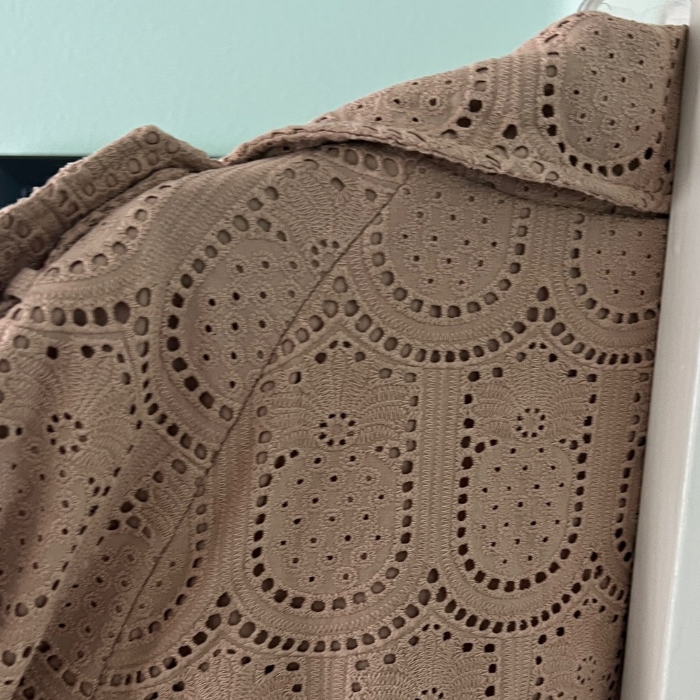 FARM Rio Beige Textured Trench Coat - Picture 12 of 15